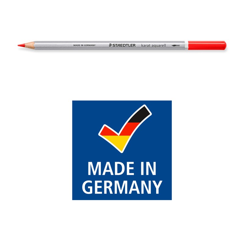 Staedtler Karat Aquarell 125-260 Professional Watercolour Pencils - Tuscan Red