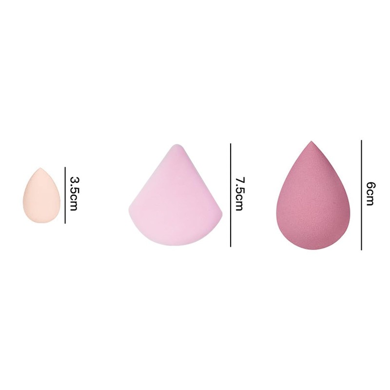 Namvo 11 Piece Pink Series Multi Color Makeup Sponge Set