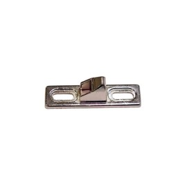 Barton Kramer 2-3/4 in. x 3/4 in. Chrome-Plated Patio Door Keeper 488
