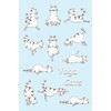  Journal: Yoga Cats (Light Blue) 6x9 - GRAPH JOURNAL