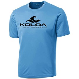 Joe's USA - Koloa Surf Co. Wave Logo All Sport Training T-Shirts-XL-Carolina/b