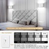 TRLIFE Dimmable Wall Sconces, 3000K/4000K/6000K Selectable Modern LED Wall Sconce