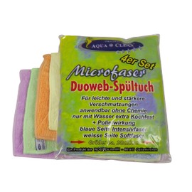 AC Duoweb Microfibre Dish Cloths Set of 4