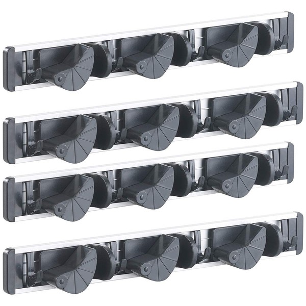 AGT Tool Holder: Set of 4 Wall Mount Rails for