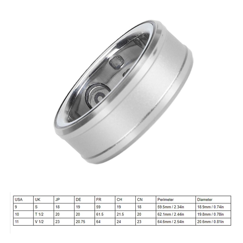 Smart Ring IP68 Waterproof Health Tracker Sleep Monitoring Bluetooth Fitness