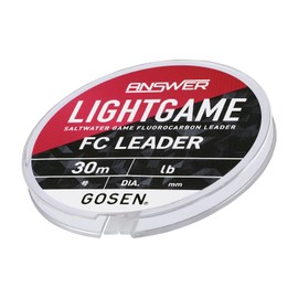 ゴーセン(Gosen) アンサー ライトゲーム FCリーダー 30m 6lb (1.5号)
