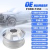 64108001 18.57" Steel Wheel Replacement for Ford F350 Super Duty
