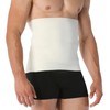 Easy8 - (White, XL Abdominal Belt, Kidney Warmer, Wool Abdominal