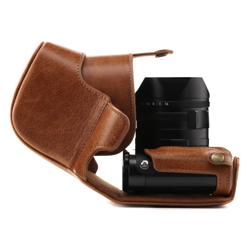 MegaGear Ever Ready Genuine Leather Camera Case compatible with Leica