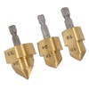 3Pcs PPR Lifting Stepped Drill Bit Reamer Drill, Water Pipe
