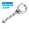 PATIKIL M6 x 50mm Lifting Shoulder Eye Bolts 304 Stainless