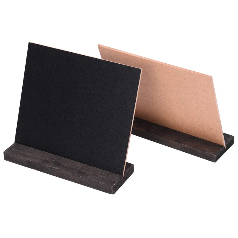 Mini Chalkboard Signs for Table, TAKSDAI 5" Ã 6" Message