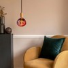 AMZStone Oversized Large Mouth-Blown LED Light Bulb,6W E27 Copper-Tinted Huge