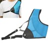 Archery Chest Guard Protector Blue Adjustable Bow Shooting Hunting Chest