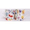 Wildflowers Meadow Mugs Set 2 Balmoral Fine Bone China Multi