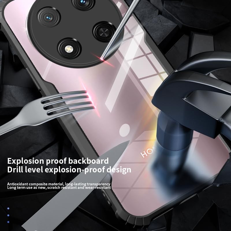 TPDRUY Funda para Honor Magic7 Lite 5G Case Transparente Uso