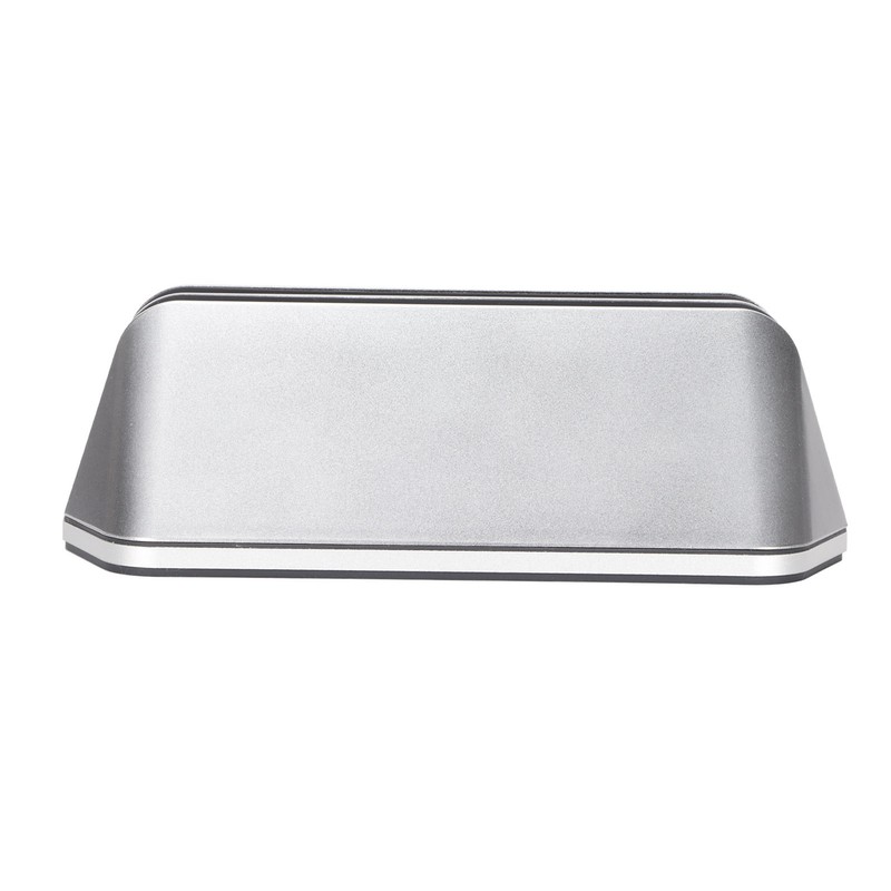 Dual Laptop Stand Vertical 3D Curved Appearance Aluminum Alloy Adjustable