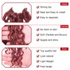 8 Packs Goddess Locs Crochet Hair, 18 Inch Boho Faux