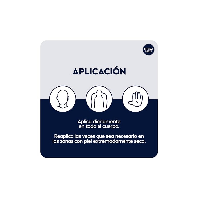 Nivea Men Crema Corporal Humectante Revitalizante 500 Hidratación Profunda Energizante