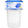 Sure Fresh 34-oz. Reusable Tall Plastic Containers with Lids, 2-ct.