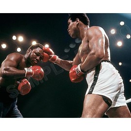 SPORTSPHOTOSUSA Muhammad ALI (Cassius Clay) vs Joe Frazier Thrilla in Manilla 8X10 Boxing Photo