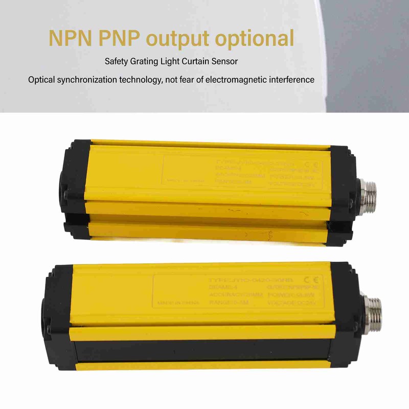 Safety Light Curtain 4 Beam 20mm Spacing Hand Protection Infrared