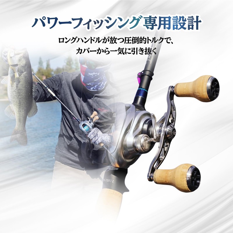 Gomexus CH100 Reel Handle, Shimano (Shimano) Bait Reel Compatible, Double