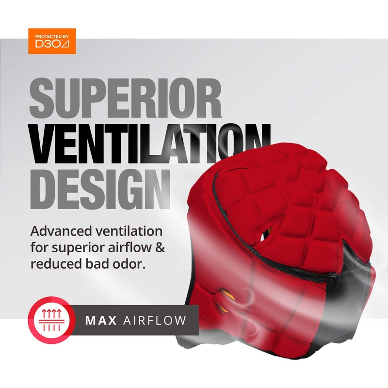 Gamebreaker PRO Powered by D3O Soft Shell Headgear (Silver, Medium)