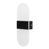 LED Wall Light Acrylic 360° Up Down 6W Warm Modern