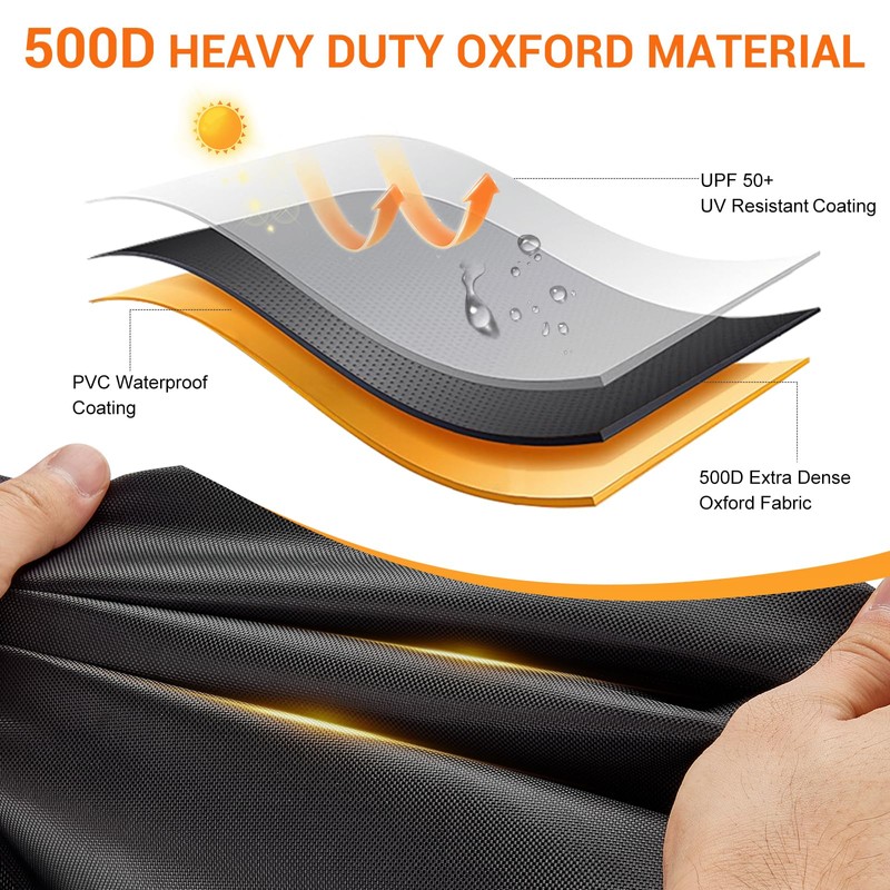 Velfree Grill Cover for Weber Slate Griddle 36 inch-77x27x39in