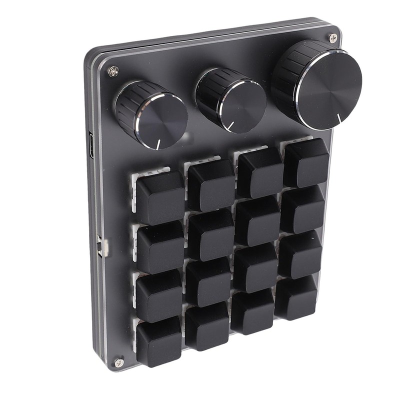 Macro Pad, Macro Keyboard, Programmable Keypad Customized, 16 Key Mini