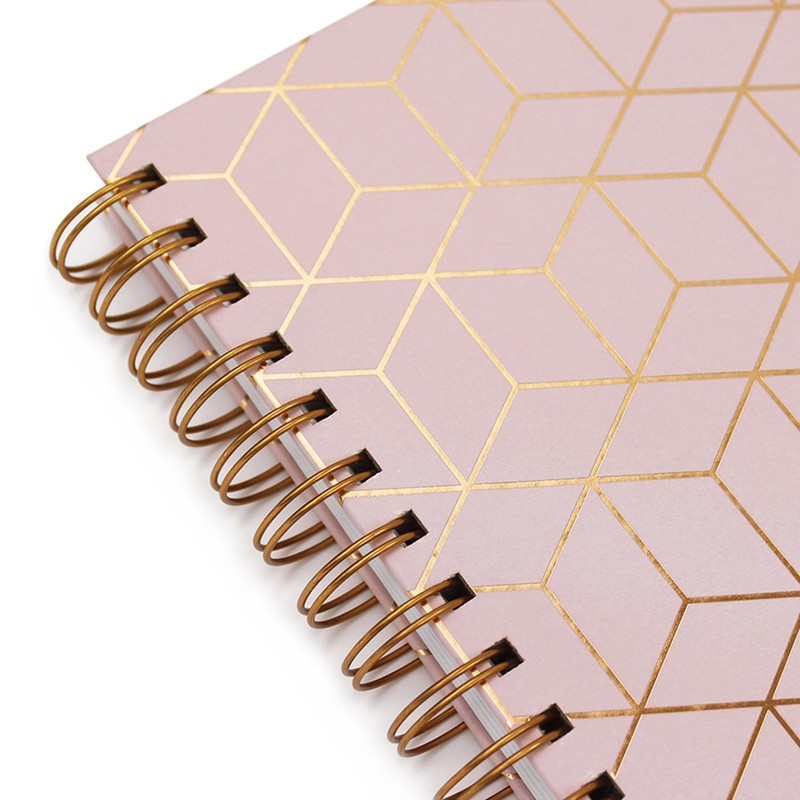 Fashion Stationery A5 Wirobound Notebooks Hardback Lined Note book Notepad