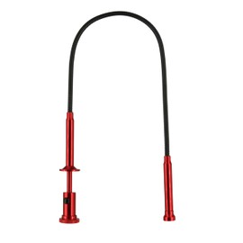 Flexible Claw Grabber Pickup Tool，28.4 in Claw Grabber Tool with LED Light Grabbing Tool Claw Grabber Pickup Tool for Litter Pick Home Sink Drain and Metal Small Items (Red)