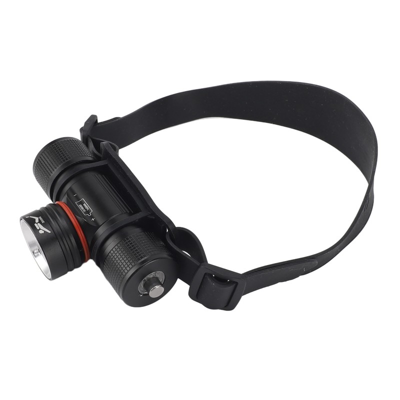Diving Headlamp Flashlight IPX68 Waterproof Super Bright 1200LM 3 Light