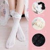 3 Pairs of Socks with Ruffles Women's with Bows, Ruffle