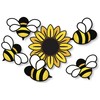 Magnetic Canvas Bee Car Magnets - Save The Bees