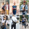 Pawaboo Dog Sling Carrier, Hand Free Breathable Mesh Bag for