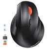 MEETION Ergonomic Mouse Wireless, Bluetooth Vertical Mouse with 3 Multi-Device