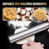 1 Pcs Rolling Pin, 304 Stainless Steel Rolling Pin, Non-Stick