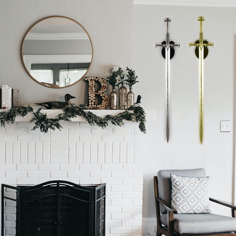 Sword wall mount sword stand wall hook display hanger wall