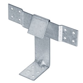 4 Pack Sliding Truss and Beam Hanger, Hurricane Tie Kit with Connector Straps, Hot Dip Galvanized Steel Sliding Tension Tie Kit, 14 Gauge