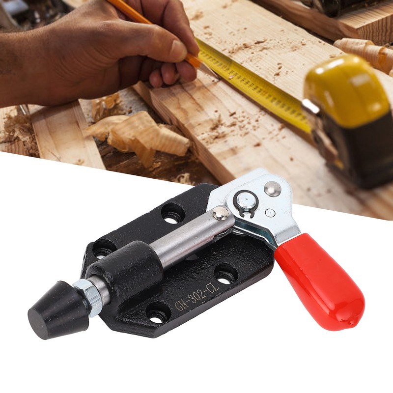 Push Pull Toggle Clamp Cast Iron Adjustable Plastic Handle DIY