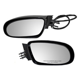 Brock Replacement Driver and Passenger Set Manual Side Door Mirrors Compatible with 1995 1996 Roadmaster Fleetwood Caprice Impala