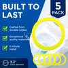 5 Pack GP1059291 Canister Flush Valve Seal Replacements For Kohler