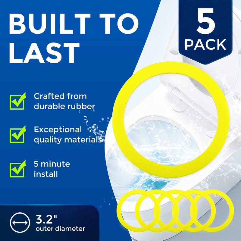 5 Pack GP1059291 Canister Flush Valve Seal Replacements For Kohler