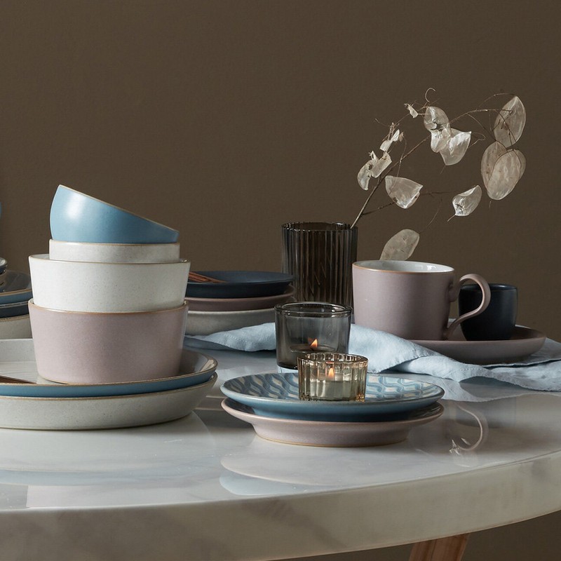 Denby Impression Blue Medium Plate / 덴비 임프레션 블루 미디움