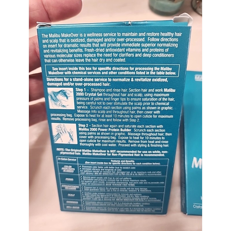 MALIBU MakeOver THE ORIGINAL 2 Step Kit Hair & Scalp