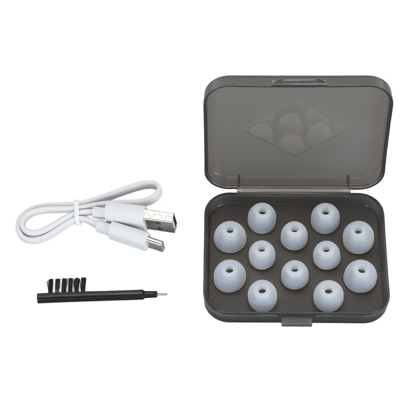 Bluetooth Earbuds Sound Amplifier Rechargeable 2 Use Aid Hearing Tool