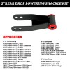 VEHITO 1994-2001 DODGE RAM 1500 2" OR 1" REAR DROP