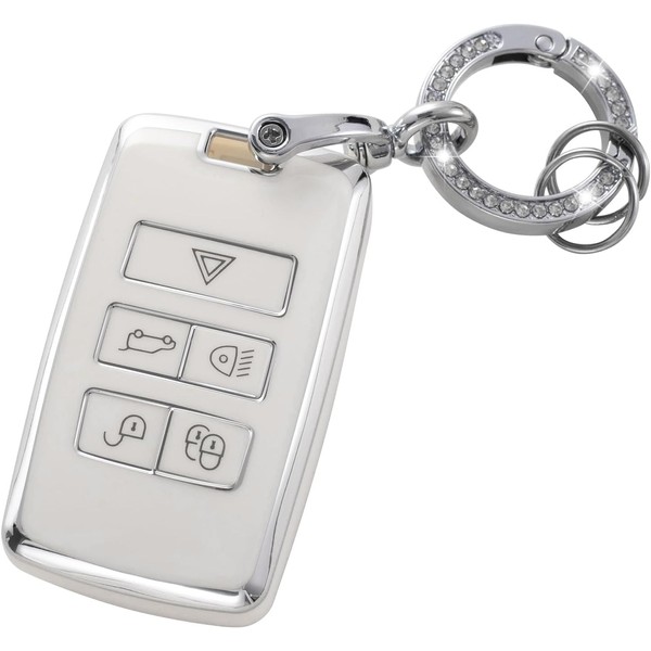 YO&YOYE for Land Rover Key Fob Cover, Soft TPU Key